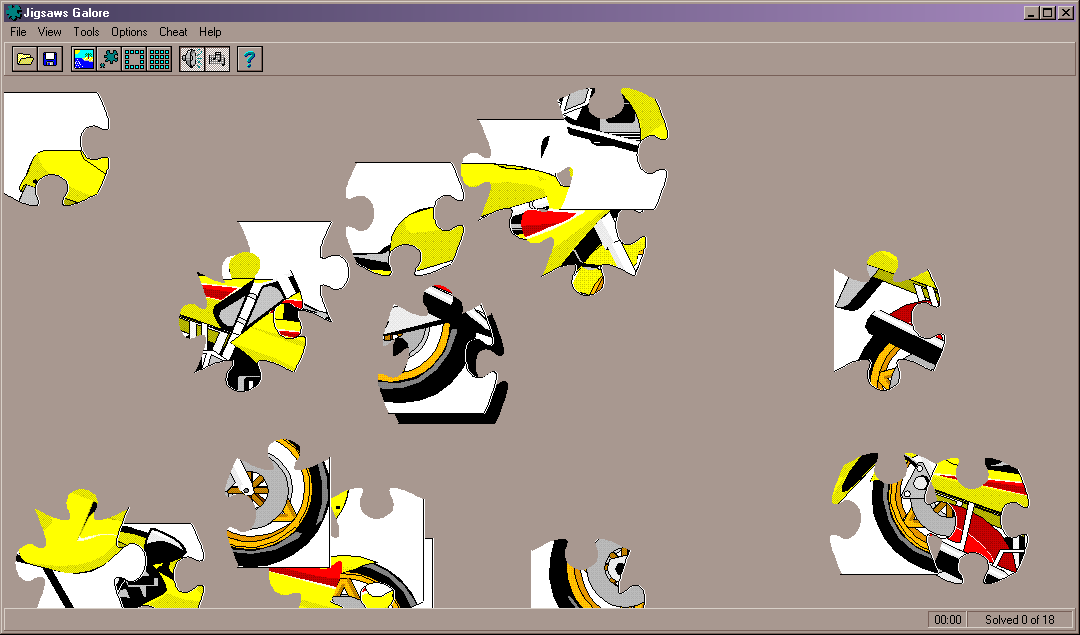 Gameplay of Jigsaws Galore