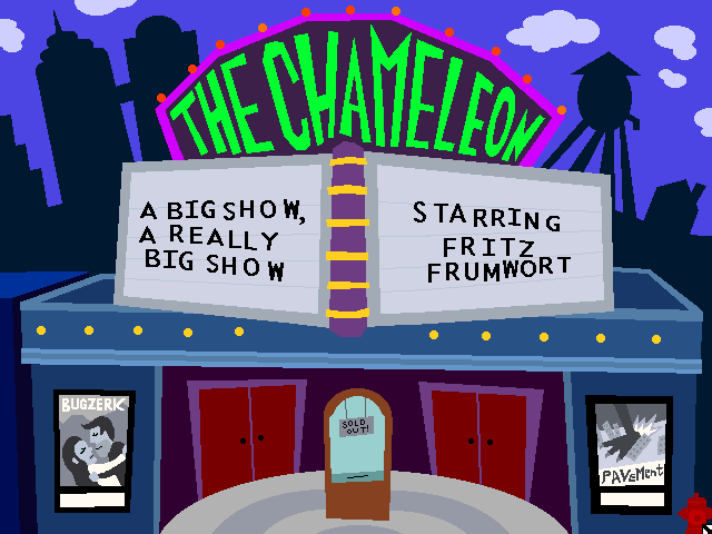 Title screen of Elroy's Costume Closet