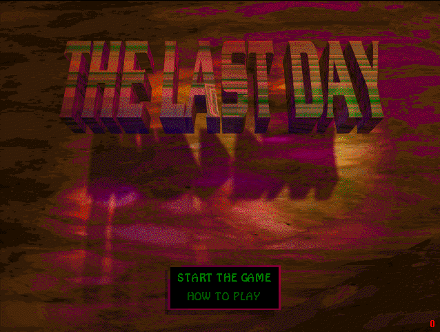 Title screen of The Last Day
