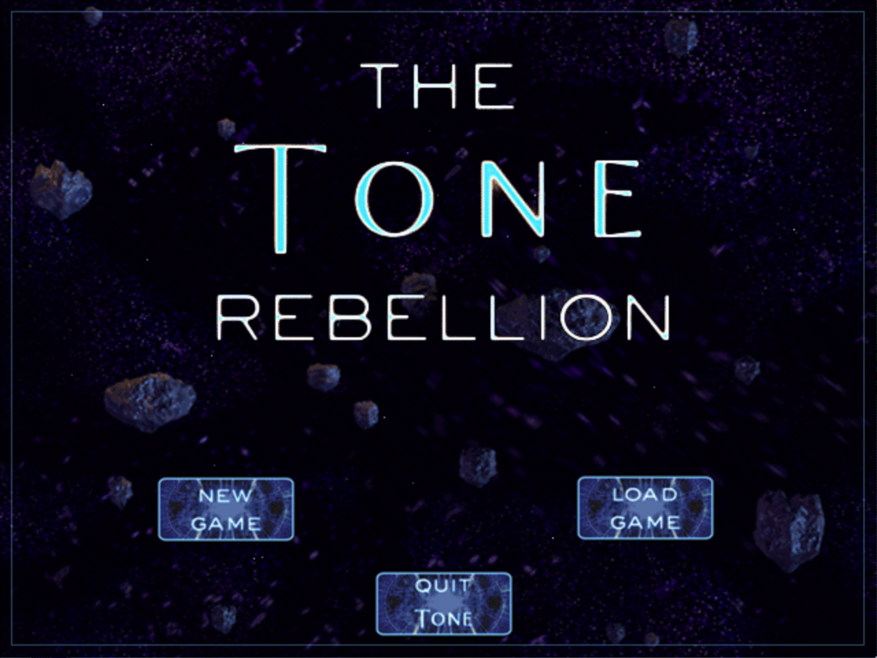 Title screen of Tone Rebellion