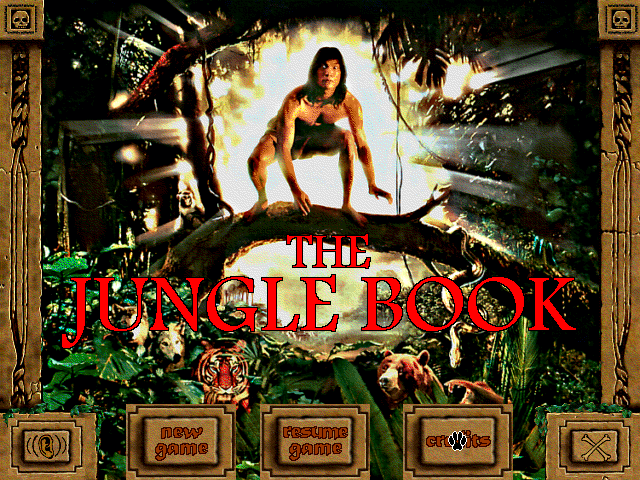 Title screen of Jungle Book