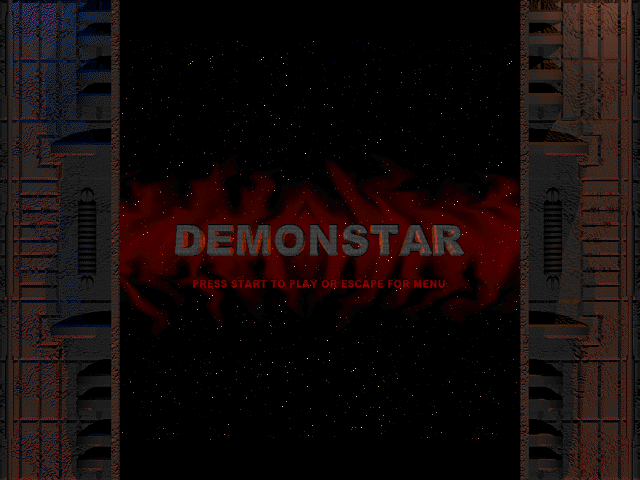 Title screen of DemonStar