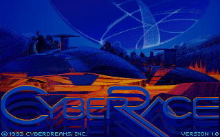 Title screen of CyberRace