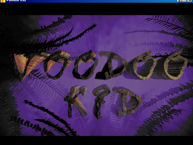 Title screen of Voodoo Kid