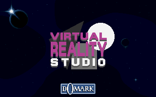 Title screen of Virtual Reality Studio