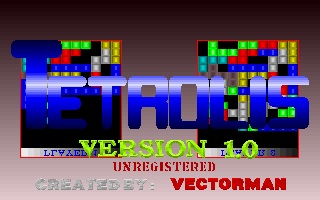 Title screen of Tetrolis