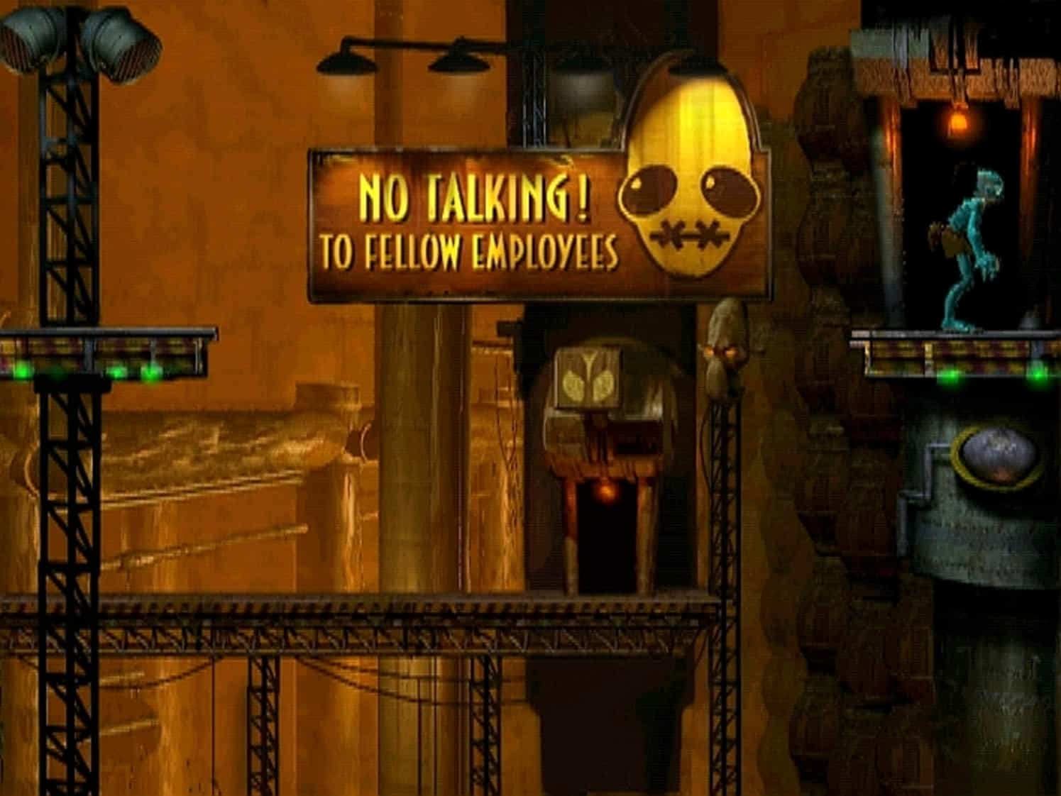 Gameplay of Oddworld: Abe's Oddysee