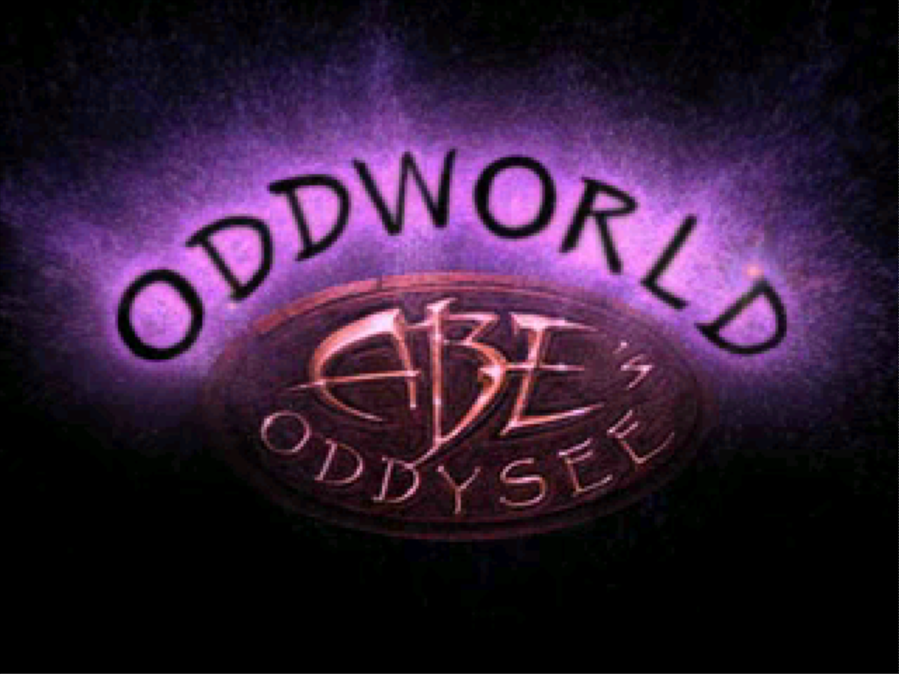 Title screen of Oddworld: Abe's Oddysee