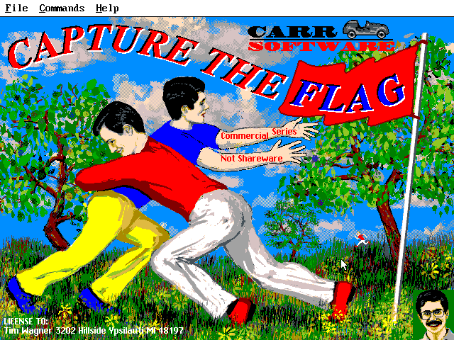 Title screen of Capture the Flag