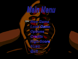 Title screen of The Hidden Below