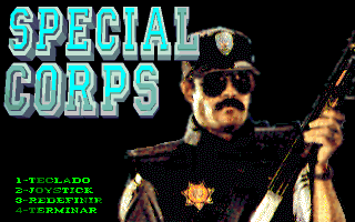 Title screen of Special Corps