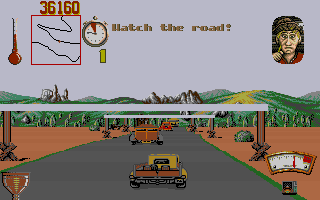 Gameplay of Moonshine Racers