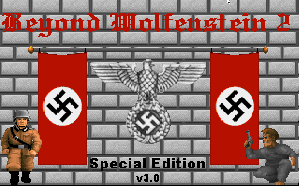 Title screen of Beyond Wolfenstein 2: Special Edition v3.0