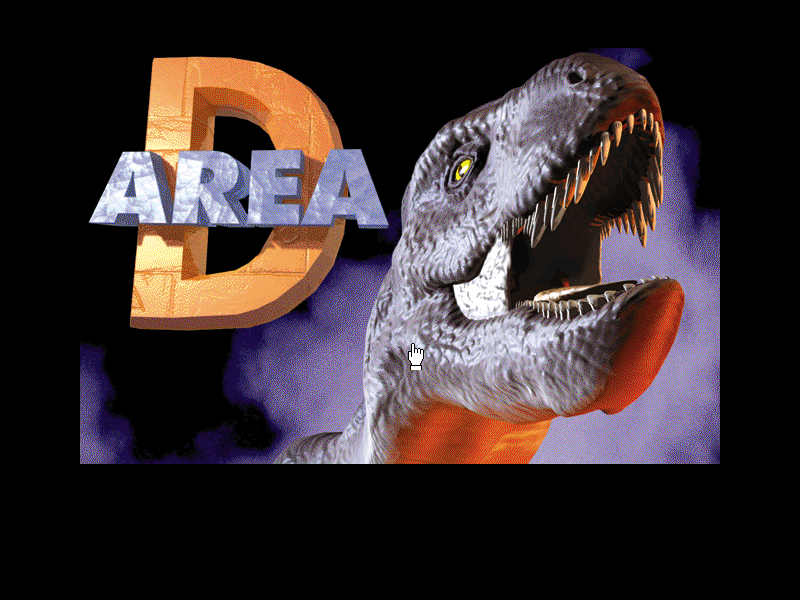 Title screen of Area D