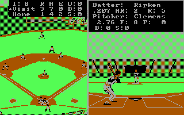Gameplay of Earl Weaver Baseball