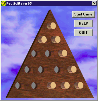 Gameplay of Peg Solitaire 95