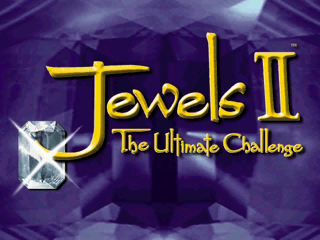 Title screen of Jewels II: The Ultimate Challenge