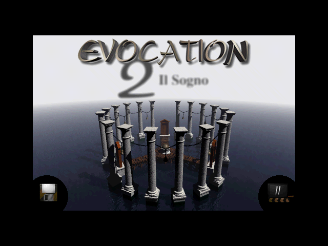 Title screen of Evocation 2: The Dream