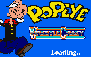 Title screen of Popeye 3: WrestleCrazy