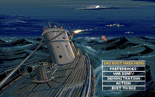 Title screen of Das Boot: German U-Boat Simulation