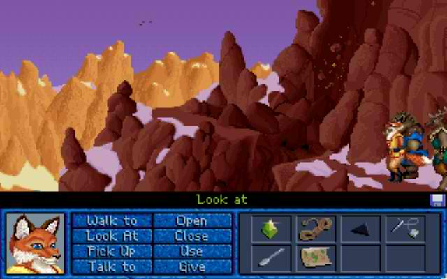 Gameplay of Inherit the Earth: Quest for the Orb