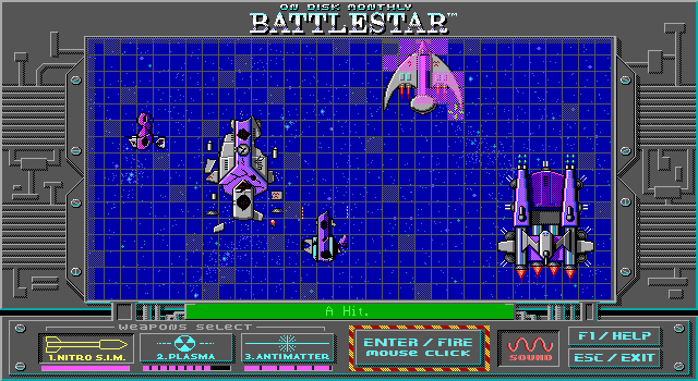 Gameplay of BattleStar (1992)