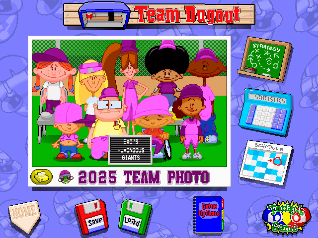 Gameplay of Backyard Baseball