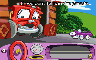 Gameplay of Putt-Putt Joins the Parade