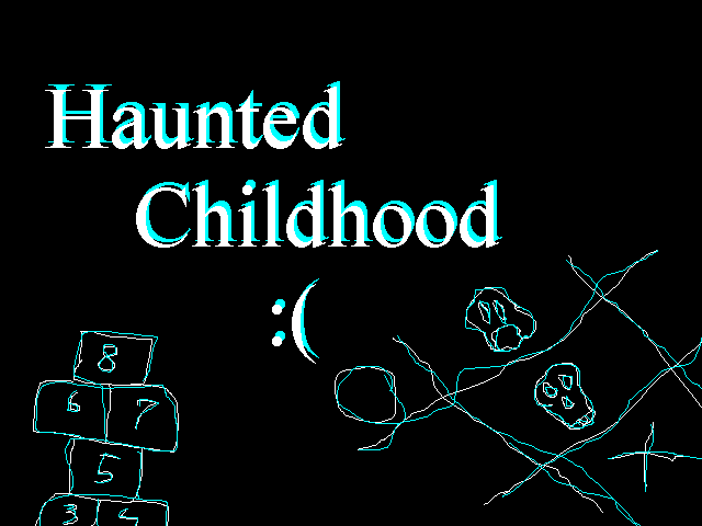 Title screen of Haunted Childhood