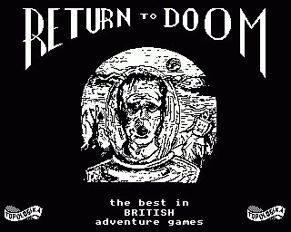 Title screen of Return to Doom