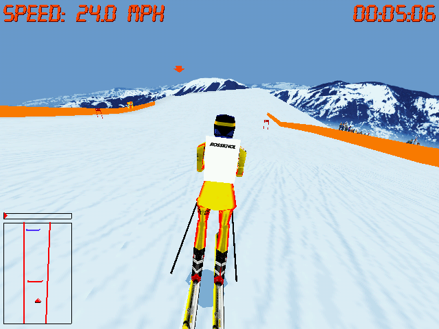 Gameplay of Front Page Sports: Ski Racing
