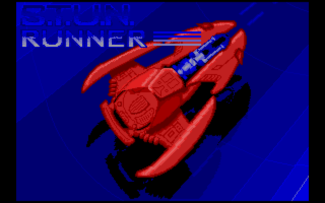 Title screen of S.T.U.N. Runner
