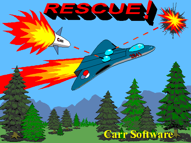 Title screen of Rescue!