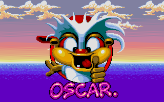 Title screen of Oscar