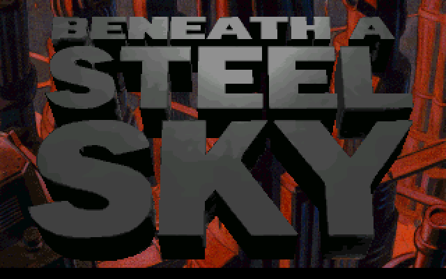 Title screen of Beneath a Steel Sky