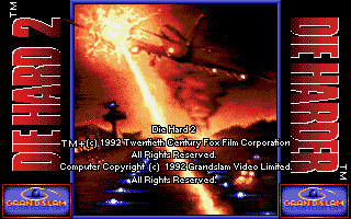 Title screen of Die Hard 2: Die Harder