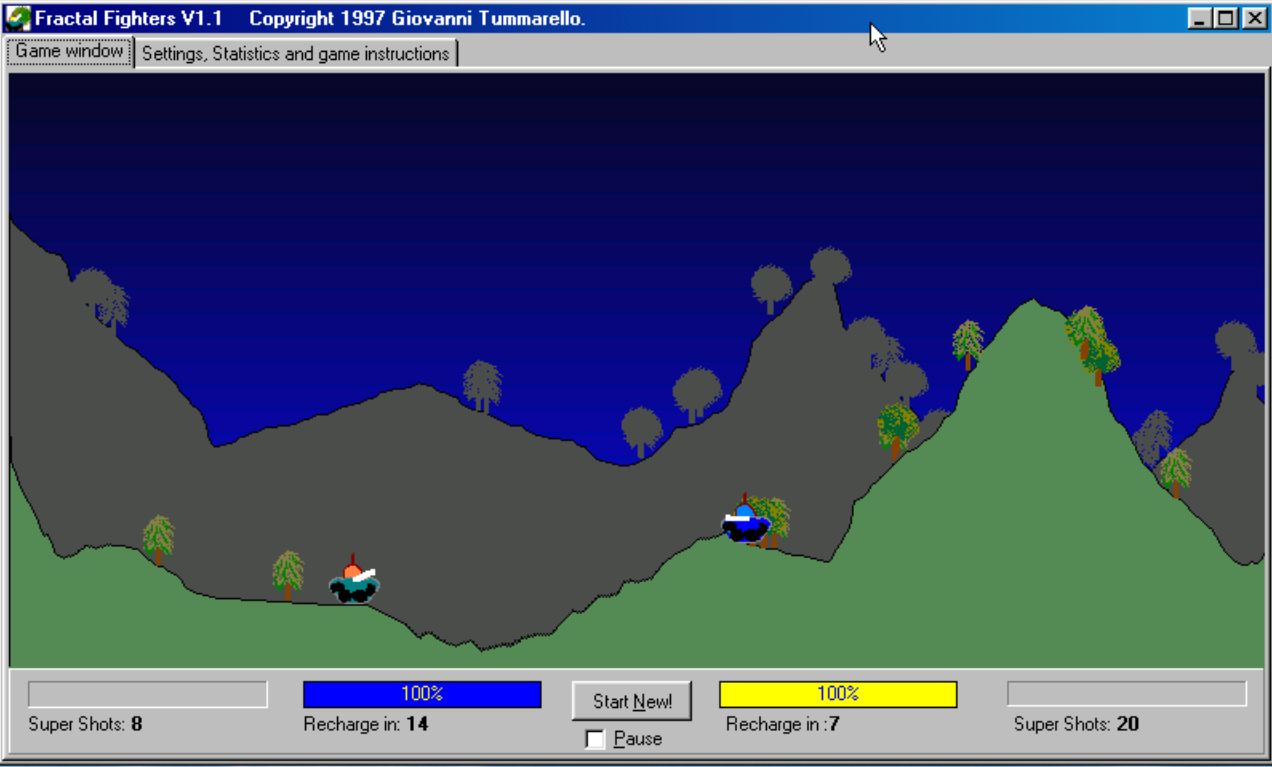 Gameplay of Fractal Fighters