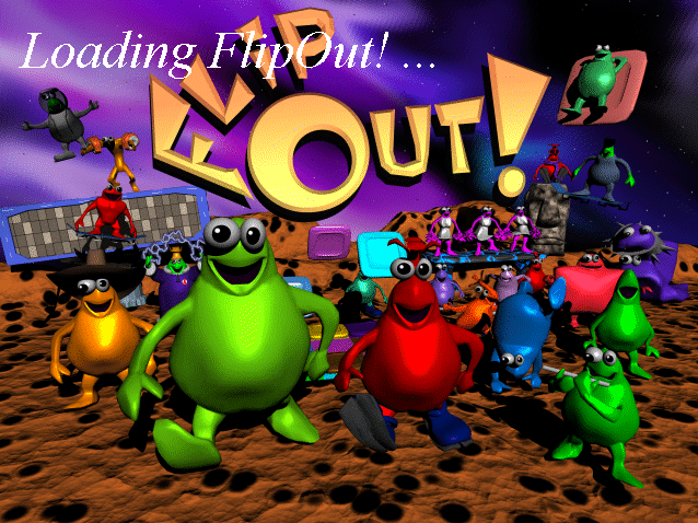 Title screen of FlipOut!