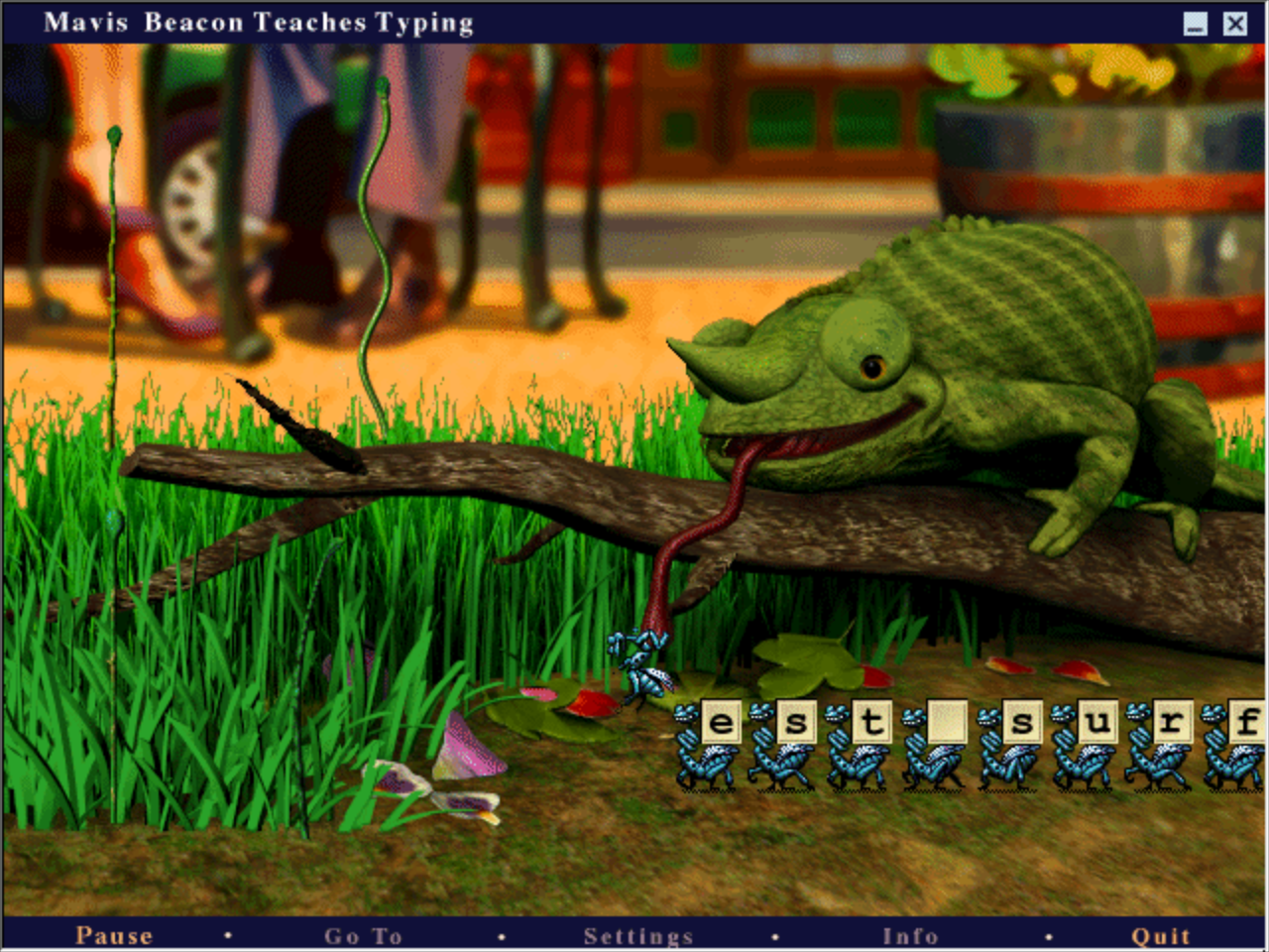 Gameplay of Mavis Beacon Teaches Typing: Version 8