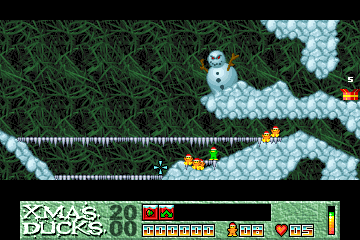 Gameplay of Xmas Ducks 2000