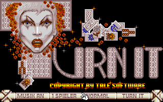 Title screen of Turn It