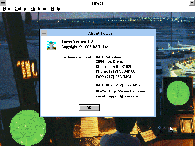 Title screen of Tower