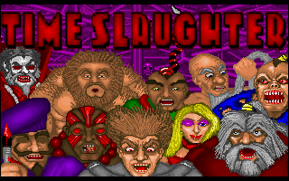 Title screen of Time Slaughter