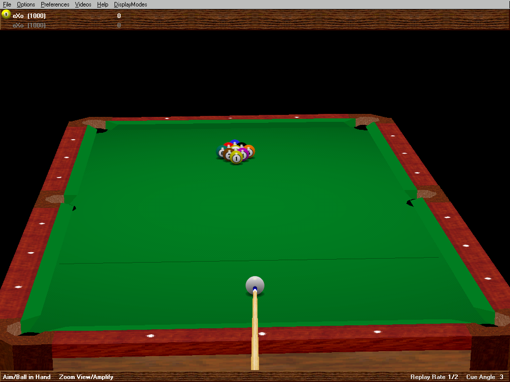 Gameplay of Virtual Pool 2