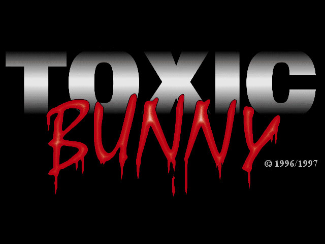 Title screen of Toxic Bunny