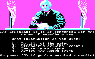 Gameplay of Crime and Punishment