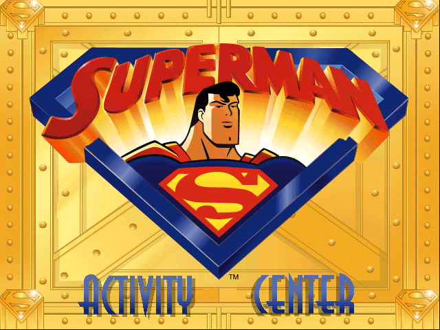 Title screen of Superman Activity Center