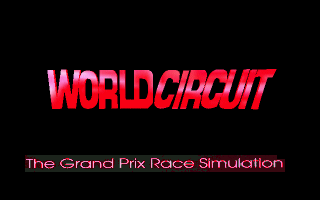 Title screen of World Circuit