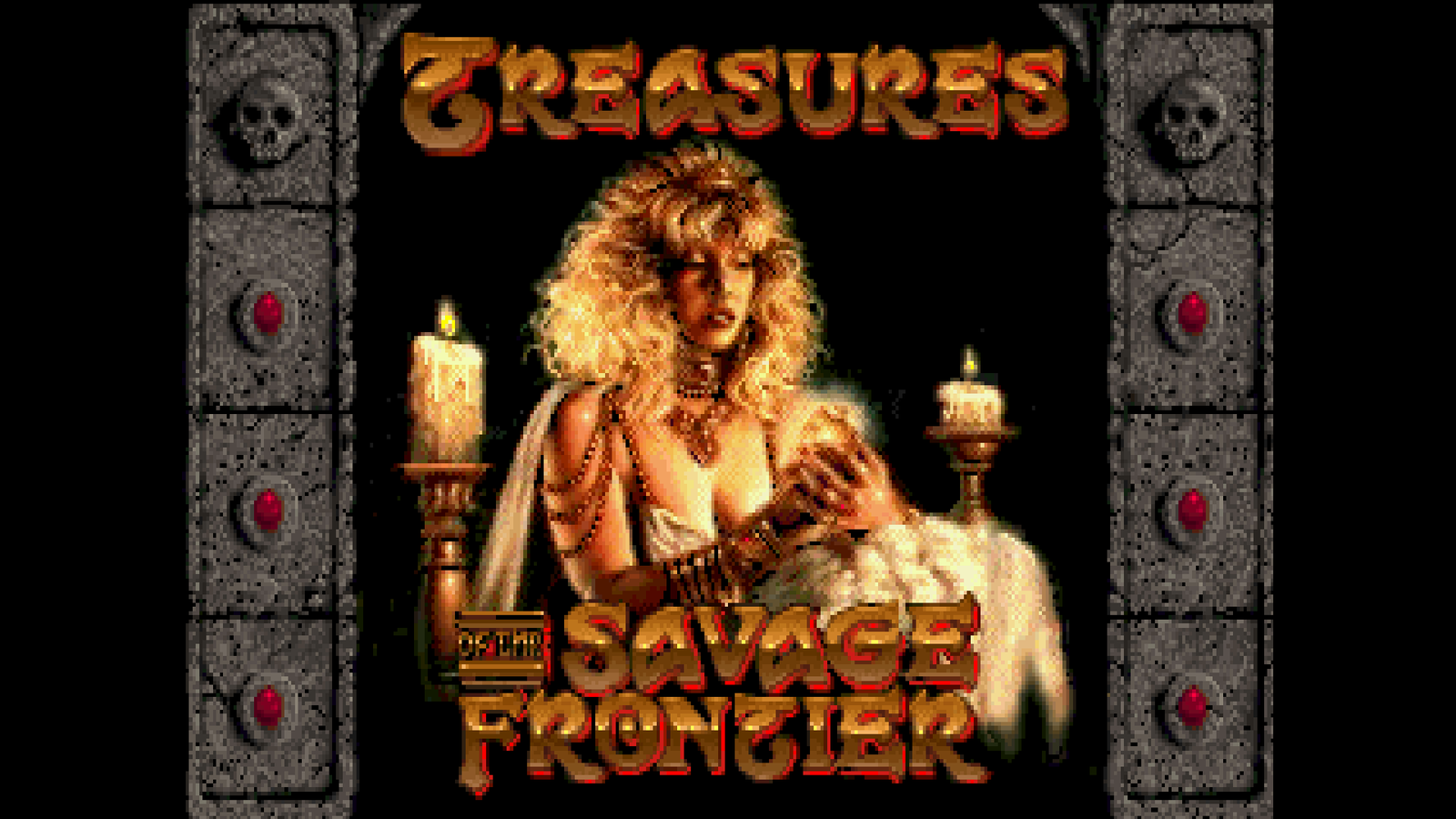 Title screen of Treasures of the Savage Frontier