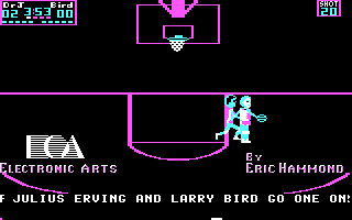 Title screen of One-on-One